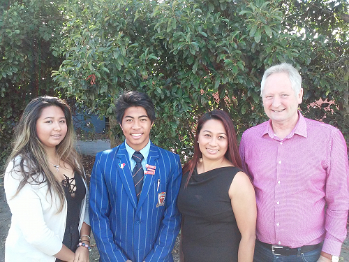 Francis Verbo and family - New Philipino Leader