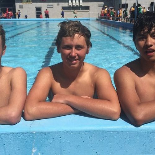 Riley Taylor, Jack Sands and Hercules Cho