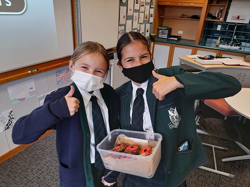 Biscuits bring smiles