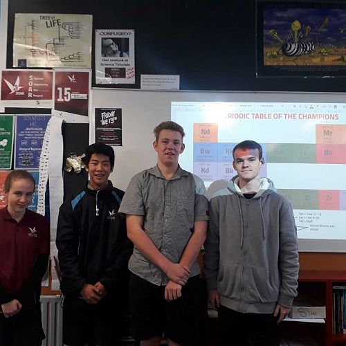 The champions of 2018's Periodic Table Competition.
