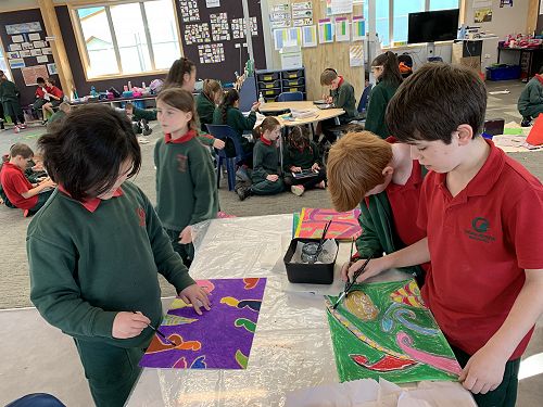 Koru art by Jady, Arden and Lachie