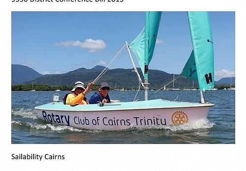 Jeff's passion is the multi club Sailability project in Cairns