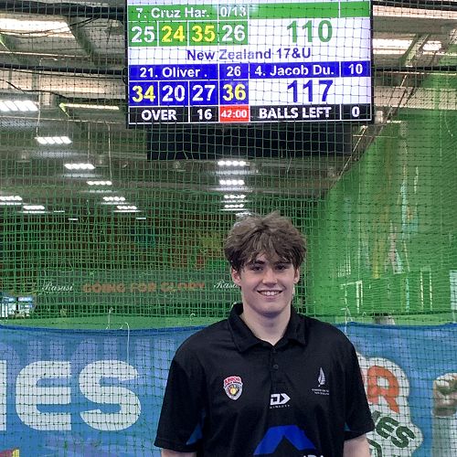 Daniel Van Straaten - NZ U18 Mens Indoor Cricket Team and Tawa College Y13 student