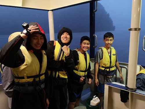 Before the kayaking and tender boat rides.