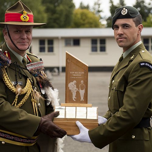Old Boy Ric Prangnell takes out top Army Recruit prize