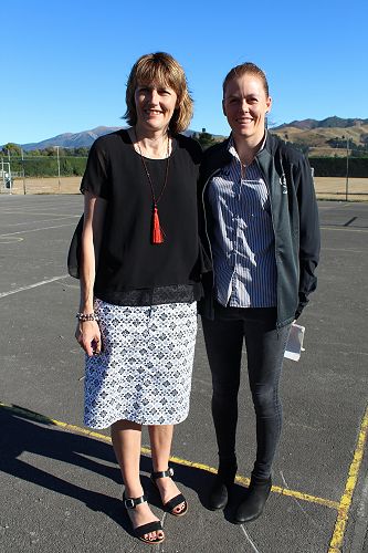  Lesley Inch with her daughter Katelyn Inch who was today's guest speaker.
