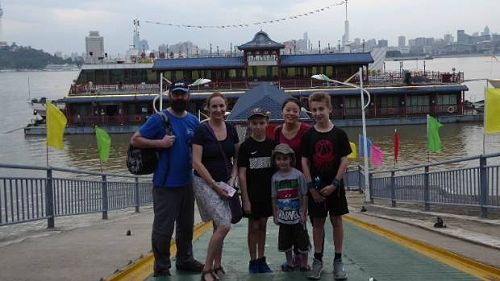 Before we boarded our Wuhan river cruise
