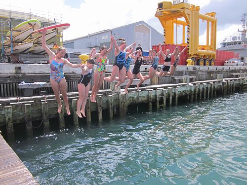 Year 9 Adventure Race - Group jump-in