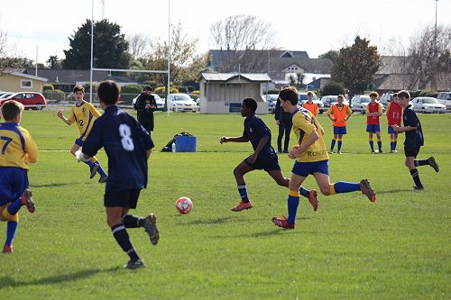 Junior XI Football v Rongotai College