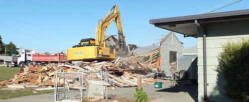 M4 coming down - was the old senior common room