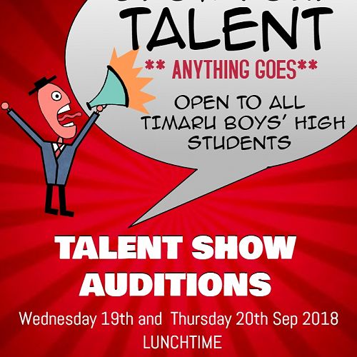 TBHS Talent Show Auditions