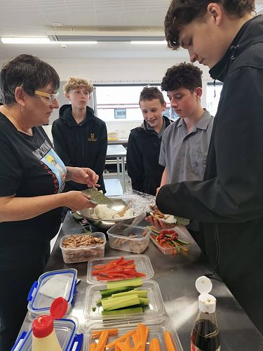 Mrs McMillan, Preston Warren, Blake Walker, Neihana Osborne & Angus Walker