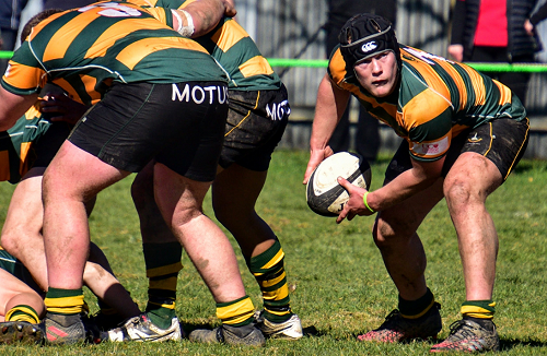 George Prain from the back of a ruck