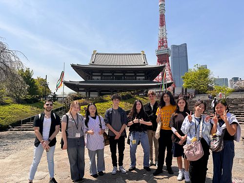 Year 12 students Japan Trip