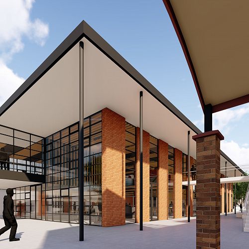 Architect's plans for new learning hub