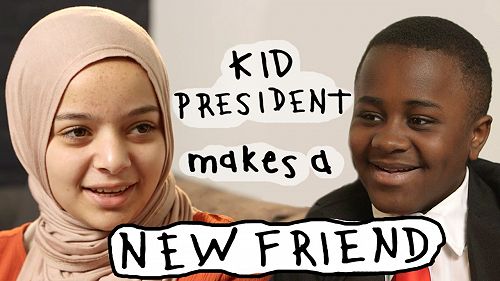 Video: Kid President's Guide to Making a New Friend