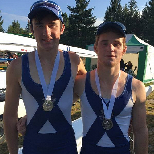 Liam Parker and Harry Bampton