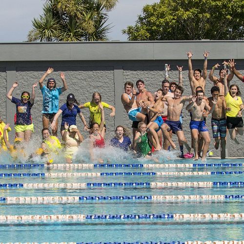 2018 ~ Year 13 Swimming Sports Group Photo