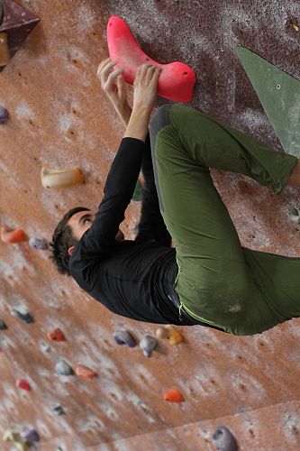Oliver Shanks was the only climber to Flash this bouldering problem.