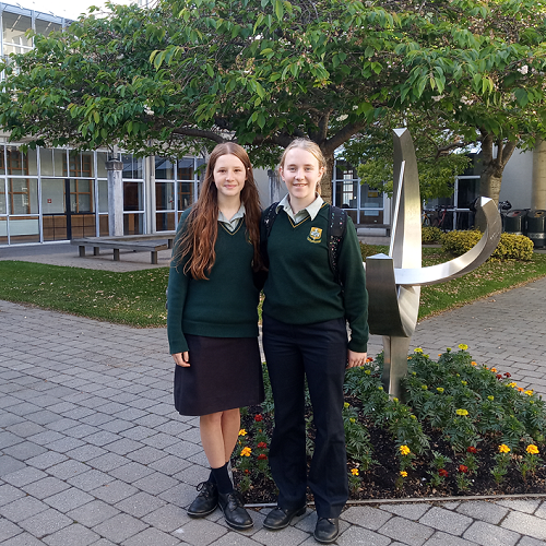 Zoey Mathewson and Eleanor Jenks