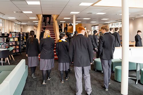 First peep at the Hornsby Library