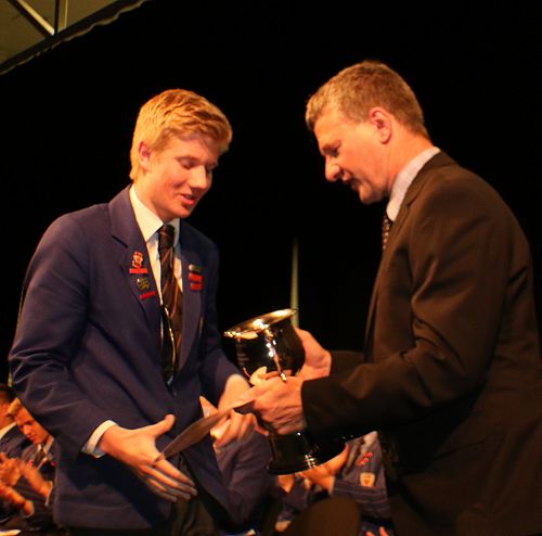 Luke Payne - The Paul Blackman trophy for the student who best demonstrates the principles of the STC Man