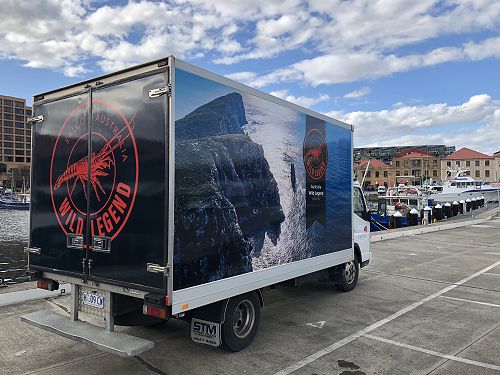 Hobart truck in full Wild Legend livery.