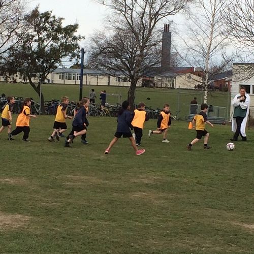 Soccer tournament - Room 7 vs Room 10   2-2 draw