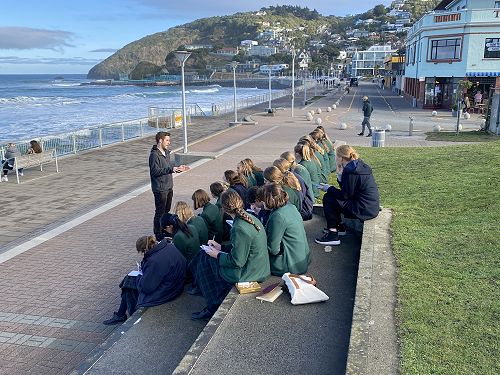 At St Clair, investigating the issues around erosion and reclamation