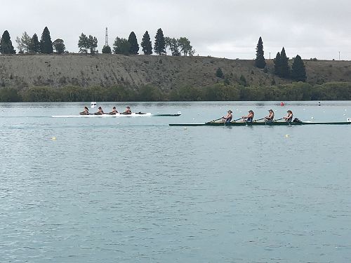 Under 17 Quad winning the heat