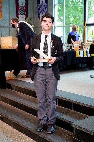 Kyle Fraser awarded the St Paul's Aeronautical Trophy