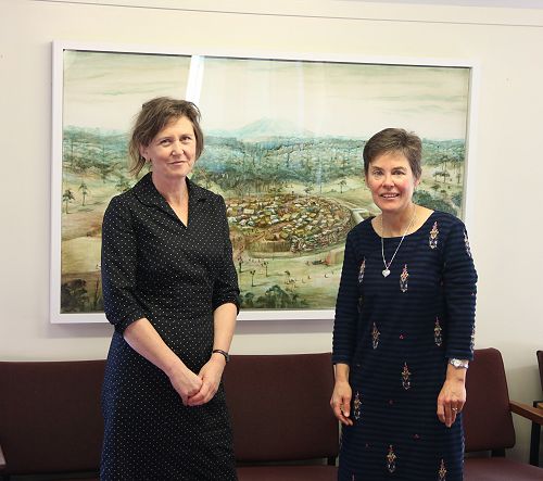 Art Work Presented and Dr Barnett farewelled