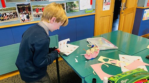 Year 5 Dragon boat craft