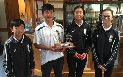 Left to right: Yuki Miya, Hayato Miya, Amy Weng, Jasmine Clancy