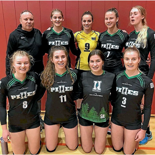 The Pines Volleyball Team