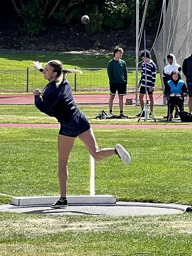 Alex perfecting her technique