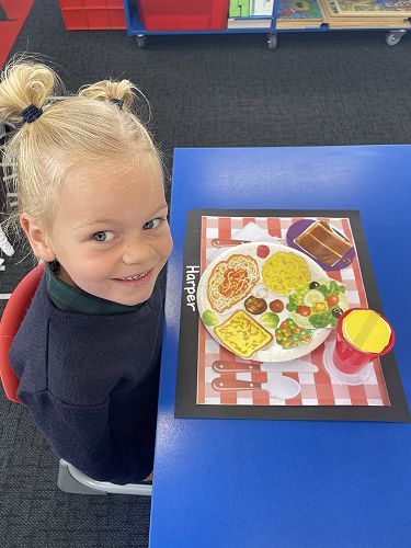 Harper's delicious dish.