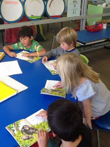 We have our reading groups during Action Stations