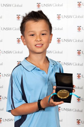Justin - ICAS Science Medal