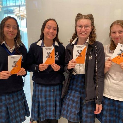 Students attending the Auckland Weiters FestivalTrip