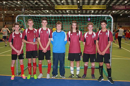 Winning Senior Boys Futsal Team