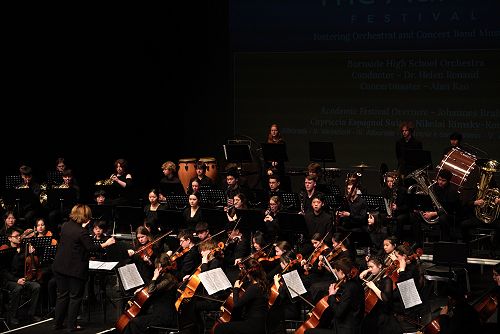 BHS Orchestra at the Aurora Festival