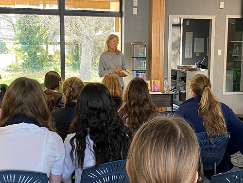 Visiting author - Christina Sanders