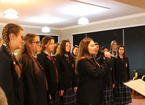 Jordis Double leads Phoenix Chorus in 'Release our Love', written by Ali Harper.