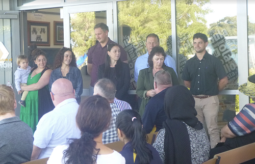 Maire and her whanau