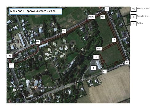 Year 7 & 8 Cross Country Course
