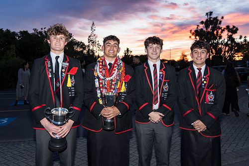 From left, Samuel Woodgate, Christian Ioane, Simon Curnow and Troy Cutbush.