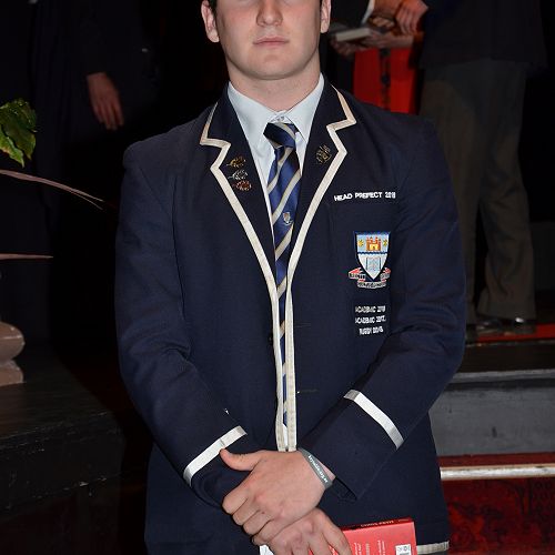 2018 Head Boy Tim Dippie