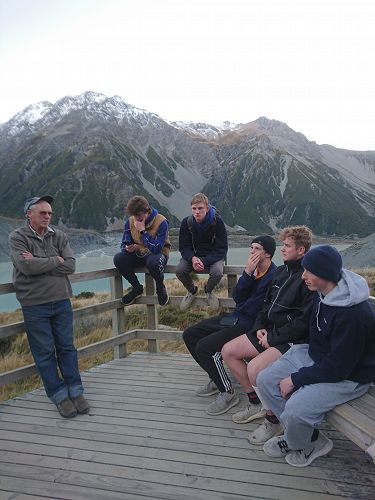 Keen Year 12 Geographers hang on every word of wisdom from Mr Campbell