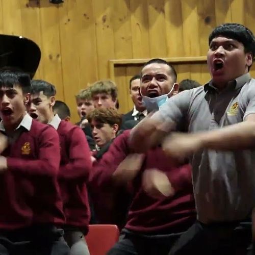 Video: Hamilton Boys High School haka for Māori All Blacks